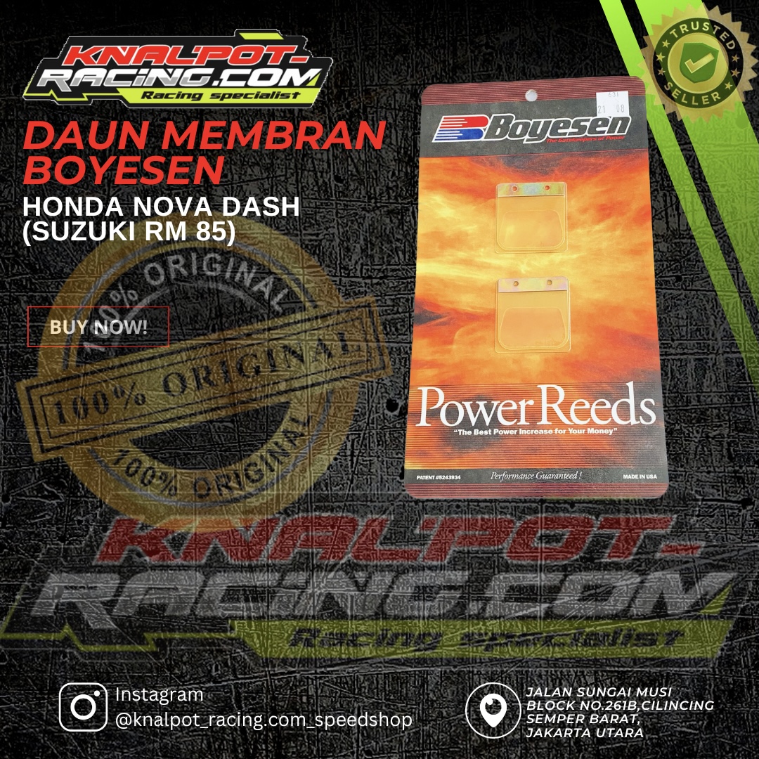 DAUN MEMBRAN BOYESEN HONDA NOVA DASH (SUZUKI RM 85)